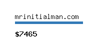 mrinitialman.com Website value calculator