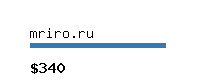 mriro.ru Website value calculator