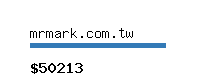 mrmark.com.tw Website value calculator