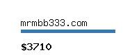 mrmbb333.com Website value calculator