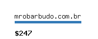 mrobarbudo.com.br Website value calculator