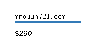 mroyun721.com Website value calculator