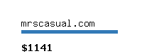 mrscasual.com Website value calculator
