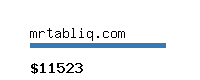 mrtabliq.com Website value calculator