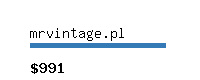 mrvintage.pl Website value calculator
