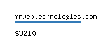 mrwebtechnologies.com Website value calculator