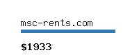 msc-rents.com Website value calculator