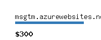 msgtm.azurewebsites.net Website value calculator