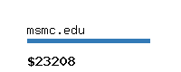 msmc.edu Website value calculator