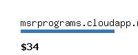 msrprograms.cloudapp.net Website value calculator