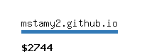 mstamy2.github.io Website value calculator