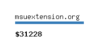 msuextension.org Website value calculator