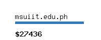 msuiit.edu.ph Website value calculator