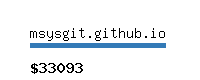 msysgit.github.io Website value calculator