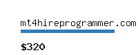 mt4hireprogrammer.com Website value calculator