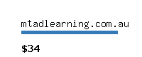 mtadlearning.com.au Website value calculator