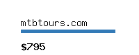 mtbtours.com Website value calculator