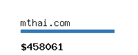 mthai.com Website value calculator