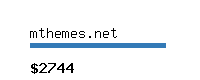 mthemes.net Website value calculator