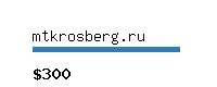 mtkrosberg.ru Website value calculator