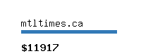 mtltimes.ca Website value calculator