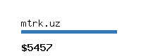 mtrk.uz Website value calculator