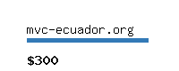 mvc-ecuador.org Website value calculator