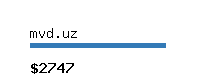 mvd.uz Website value calculator