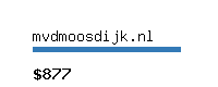 mvdmoosdijk.nl Website value calculator