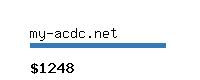 my-acdc.net Website value calculator