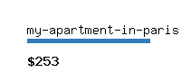 my-apartment-in-paris.com Website value calculator