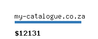my-catalogue.co.za Website value calculator