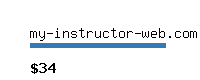 my-instructor-web.com Website value calculator