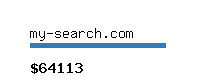 my-search.com Website value calculator