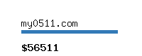 my0511.com Website value calculator