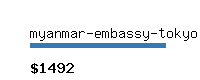 myanmar-embassy-tokyo.net Website value calculator