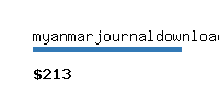 myanmarjournaldownload.com Website value calculator