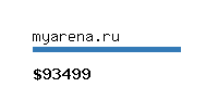 myarena.ru Website value calculator