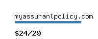 myassurantpolicy.com Website value calculator