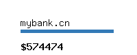 mybank.cn Website value calculator