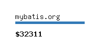 mybatis.org Website value calculator