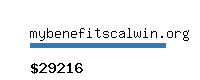 mybenefitscalwin.org Website value calculator