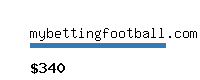 mybettingfootball.com Website value calculator