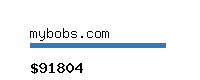 mybobs.com Website value calculator
