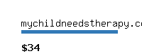 mychildneedstherapy.com Website value calculator