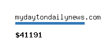 mydaytondailynews.com Website value calculator