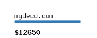 mydeco.com Website value calculator