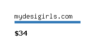 mydesigirls.com Website value calculator