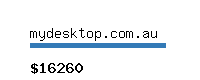 mydesktop.com.au Website value calculator