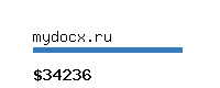 mydocx.ru Website value calculator